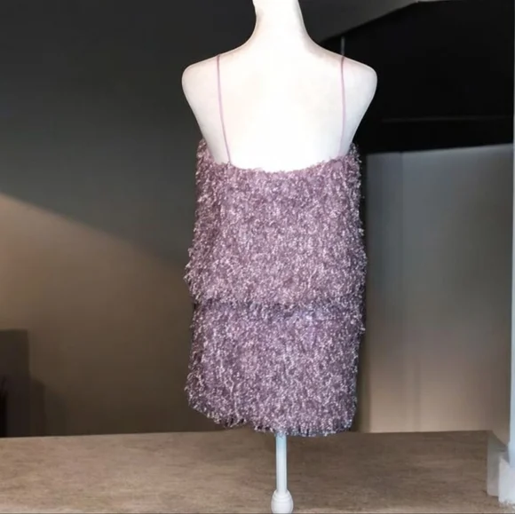 NWT Revolve 2 PIECE Endless Rose Fringe Skirt Set in Purple Size Small - Picture 7 of 14